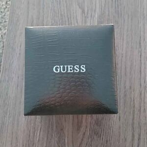 GUESS Black Crocodile Pattern Box